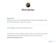 Tablet Screenshot of chrisgentes.com